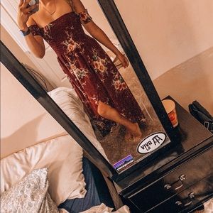 Off the shoulder dress